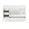 Alaterre Furniture Williamsburg 3pc Wooden Bthrm Vanity Set - 48-in. L Vanity, 30-in. L Mirror, 25-in. Wall Shelf, Wht AVAN4800WHBB - alternate 10